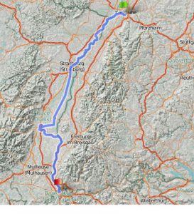 Elsass-Rhein-Tour - Zusammenfassung